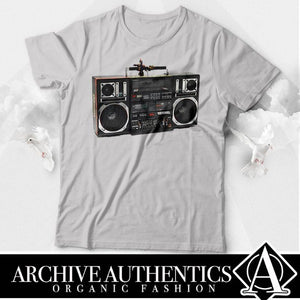 Archive Authentics Organic Fashion presents their "Radio Raheem Boombox" collection of their quality custom tees designed by Archive Authentics. This custom tee collection is available in different sizes and colors at https://archive-authentics.myshopify.com